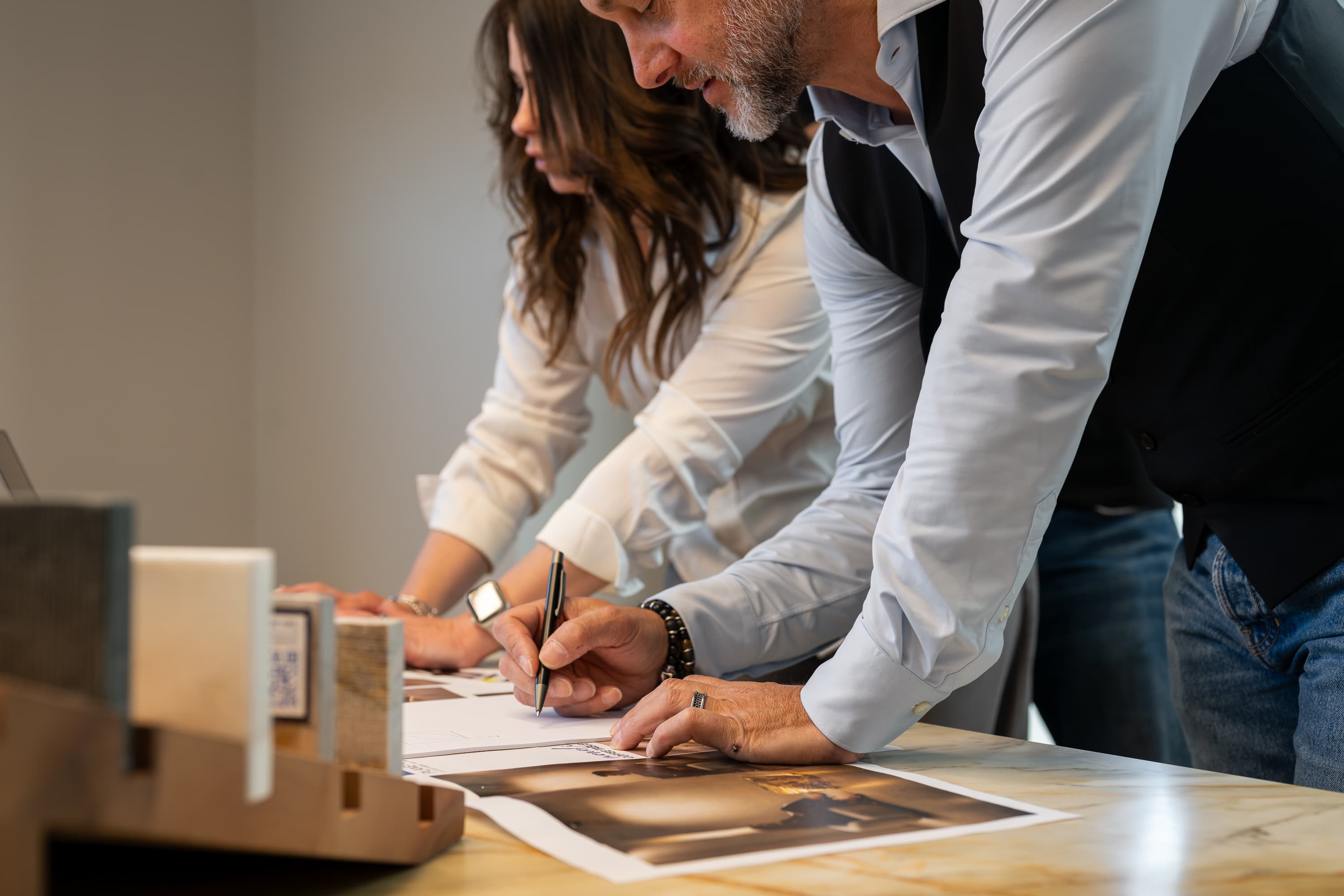 Project documentation and material sampling